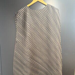 Issey Miyake Pleats Please Stripped Tunic
